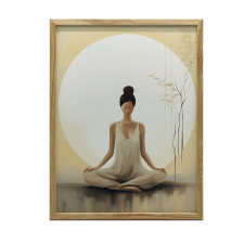 FALI PLAKÁT FA KERETBEN BELSŐ HARMÓNIA 50x70 CM grafika, keretezett kép