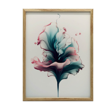FALI PLAKÁT FOLYÓ TÜKRÖZÉS ARANY ALUMÍNIUM KERETTEL 50x70 CM grafika, keretezett kép