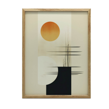 FALI PLAKÁT MINIMALIZMUS ÉS TERMÉSZET KERET NÉLKÜL 50x70 CM MATTE grafika, keretezett kép
