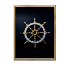 FALI PLAKÁT NAVIGÁCIÓS ELEGANCE FEKETE KERETBEN 50x70 CM grafika, keretezett kép