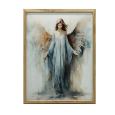 FALI PLAKÁT SPIRITUAL ANGEL CHARM BLUE 40x50 CM KERET NÉLKÜL grafika, keretezett kép