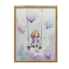 FALI PLAKÁT SZÍNES JOY SWING KERET NÉLKÜL 30x40 CM grafika, keretezett kép