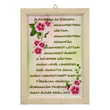Fali tábla Álmomban az éjszaka... Édesanyámnak 15x1x21 cm ajándéktárgy