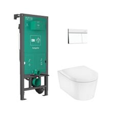  Fali wc szett Hansgrohe EluPura S könnyűszerkezetes falakba / falsík előtti 60303700 szaniter
