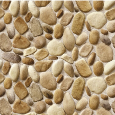  Falikép barna folyami kő, 400 x 250 cm tapéta, díszléc és más dekoráció