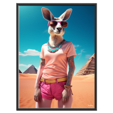  Falikép – Fantasy kangaroo (videóvetítő opcióval) grafika, keretezett kép