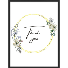  Falikép - Thank You (videóvetítő opcióval) grafika, keretezett kép