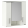 Faliszekrény tükörrel, matt fehér, LESSY NEW 01