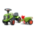 Falk : Baby Claas lábbal hajtós traktor utánfutóval és kiegészítőkkel - világoszöld (212C) (212C)