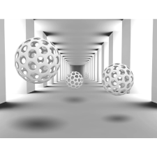  Falmatrica Alagút fehér golyókkal3, 350 x 200 cm tapéta, díszléc és más dekoráció