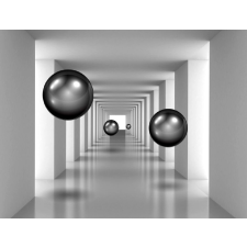  Falmatrica Alagút fekete golyókkal3, 200 x 150 cm tapéta, díszléc és más dekoráció