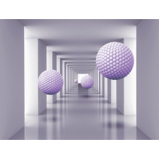  Falmatrica Alagút lila golyókkal, 350 x 200 cm tapéta, díszléc és más dekoráció