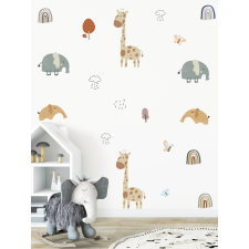  Falmatrica gyerekszobába - Zsiráfok, elefántok tapéta, díszléc és más dekoráció