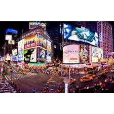  Falmatrica Times Square panoráma, 250 x 150 cm tapéta, díszléc és más dekoráció