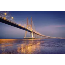  Falmatrica Vasco da Gama Bridge Lisszabon, 250 x 200 cm tapéta, díszléc és más dekoráció
