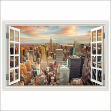  Falmatrica Window Sunset over New York City, 200 x 135 cm tapéta, díszléc és más dekoráció