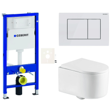  Falra szerelhető WC garnitúra világos falakhoz / fal előtti SAT SIKOGESTOR72D30 építőanyag