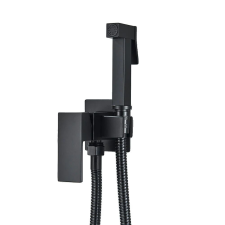  Falra szerelt bidet csaptelep, nagynyomás, több színes lehetőség, Matt fekete a csaptelep