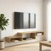  Falsítható TV Szekrény Falra szerelhető Kézműves Tölgy