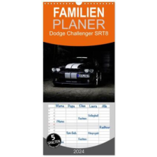  Familienplaner 2024 - Dodge Challenger SRT8 mit 5 Spalten (Wandkalender, 21 x 45 cm) CALVENDO – Andre Xander naptár, kalendárium