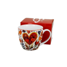  family bögre porcelán 460ml szív népi bögrék, csészék