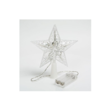 FAMILY CHRISTMAS LED csillag csúcsdísz (58034) karácsonyi dekoráció