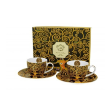  family csésze+alj 2sz. porcelán 90ml klimt tree of life bögrék, csészék