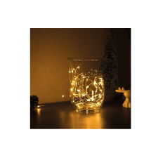 Family Decor 58041A Beltéri LED fényfüzér 5m - Melegfehér (58041A) karácsonyfa izzósor