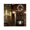 FAMILY DECOR LED-es fényfüggöny, jégcsappal, 3,5 x 0,7 méter, 180 LED, melegfehér (58915)