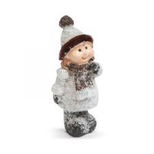 Family Dekor figura - 4,6 x 3,2 x 9 cm karácsonyi dekoráció