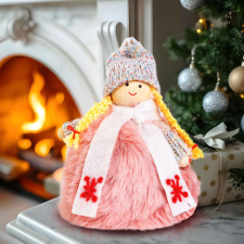 Family Dekorációs baba - 13 cm - 2 féle karácsonyi dekoráció