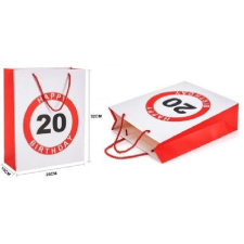  Family dísztasak 26x32x10cm "happy 20 birtday!" party kellék