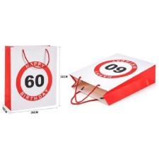  Family dísztasak 26x32x10cm "happy 60 birtday!" party kellék