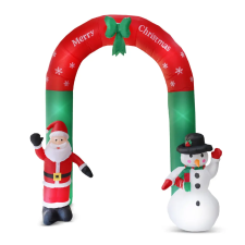 Family Felfújható karácsonyi kapu - 240 cm - IP44 - 9 LED - hálózati (58060K) karácsonyi dekoráció