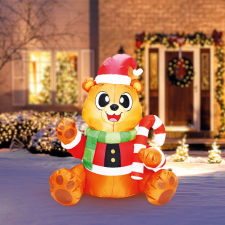 Family Felfújható maci - 150 cm - IP44 - 6 LED - 100 - 240 V karácsonyi dekoráció