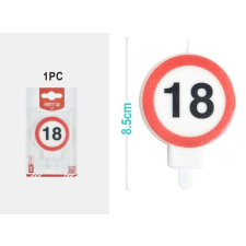  Family gyertya "18" 8,5cm party kellék