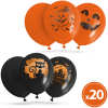 Family Halloween-i lufi szett - 6 féle - 20 db / csomag, 58140