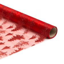 Family Karácsonyi asztalterítő futó - piros / piros - 180 x 28 cm - 3 féle karácsonyi textilia