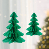Family Karácsonyi dekoráció - 3D, papír - fenyőfa lampion