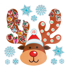 Family Karácsonyi öntapadós falmatrica - adventi kalendárium 58635B karácsonyi dekoráció