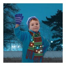 Family Karácsonyi sál - 100 cm - LED-es, elemes, zöld karácsonyfa izzósor