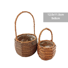  Family kaspó kosár szett 2db-os kerti tárolás