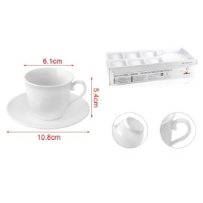  Family kávéscsésze + alj 6sz. 6,1x5,4x10,8cm konyhai eszköz