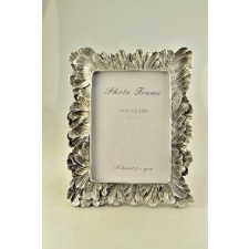  family képkeret silver leveles 13x17cm fényképkeret