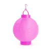 Family LED-es lampion - 1 LED - magenta - 2 x AAA