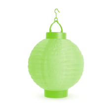 Family LED-es lampion - 1 LED - zöld - 2 x AAA kültéri világítás