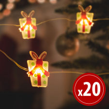 Family LED fényfüzér ajándék 2,2 m 20 LED melegfehér karácsonyfa izzósor