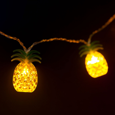 Family LED fényfüzér - ananász - 1,65 m - 10 LED - melegfehér - 2 x AA (58219B) karácsonyfa izzósor