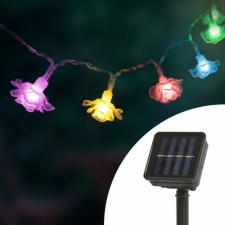 Family LED szolár fényfüzér,  virág (2,3 m, 20 LED, színes) kültéri izzósor