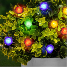 Family LED szolár fényfüzér, virág, 2,3 m, 20 LED, színes, 58218B kültéri világítás